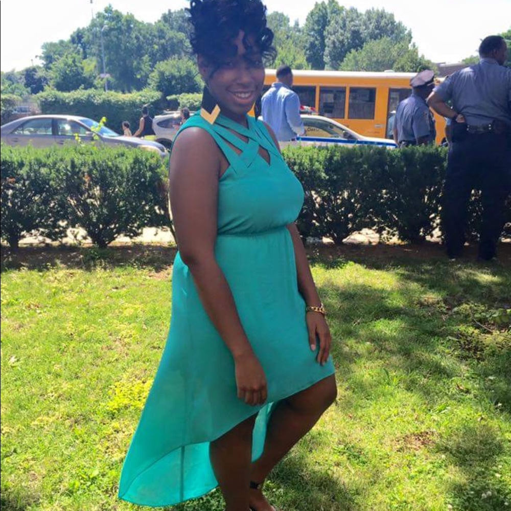 OWO Forever 21 Teal Dress